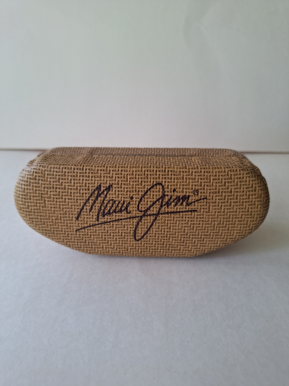 Maui Jim Tan Textured Sunglasses Case